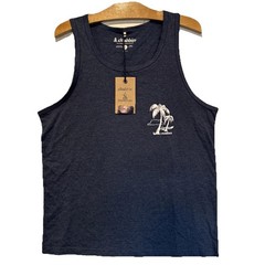 Chubbies Mens NWT The Relaxer Tank Sleeveless Shirt Navy Sz S Ret $30