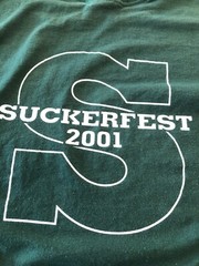 SUCKERFEST 2001 T Shirt Scottville Michigan Size XL