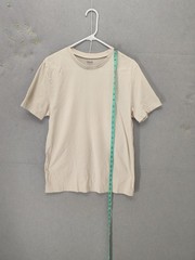 ASOS Shirt Mens Medium Beige Crewneck Short Sleeve Casual Basic Tee T-Shirt