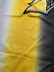 VTG 90’s Fubu League Men’s Sz XL Baseball Jersey Shirt Black Yellow Embroidered