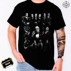 Gangster Legends mix Tee | Mafia characters inspired | Classic movie 80s 90s fan