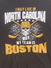 Long Sleeve Alstyle Vintage Black Men’s Long Sleeve My Team Is Boston Hockey