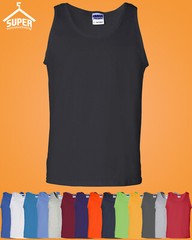 Gildan Mens Ultra Cotton Tank Top Any Size Color Gildan 2200 Tank Top