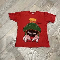 Vintage Marvin The Martian Shirt Mens Medium Red 1993