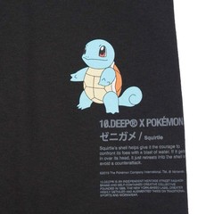 BAIT EXCLUSIVE 10 DEEP X Pokemon WATERBLAST Squirtle Tee (Black) – Size Large