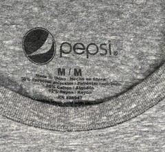 Pepsi Soda Pop T Shirt Mens Medium Gray Cotton Polyester Rayon Blend