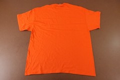 Gildan Heavy Cotton Men’s Size 2XL Bright Orange Short Sleeve Crew Neck T-Shirt