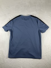 SHEIN Men’s Large Blue Athletic T Shirt Contrast Shoulder Short Sleeve Casual