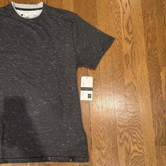 Modern Culture Essentials Men’s Black White Graphic Print Crew Neck T-Shirt XL