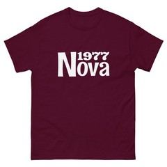 1977 CHEVY NOVA T-SHIRT sizes SMALL thru 5XL CHOOSE FROM 10 COLORS!