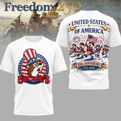 Buc-ees 250th Anniversary America, 250th years of Freedom – All Over Shirt