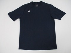 Asics Shirt Adult Small Blue Running Polyester Work Out Outdoors Mens