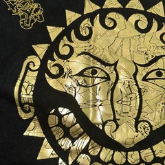 Vtg Y2K Brooklyn Xpress Shirt Mens XL Oversize Embroidered Foil Aztec Express
