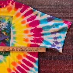 Alice in Wonderland Sundog T-Shirt Vintage 90s, Size XL USA Clay Hill Tie Dye