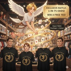 68-Peace. ANGEL APPAREL. Medium Unisex Tee-Shirt & Raffle