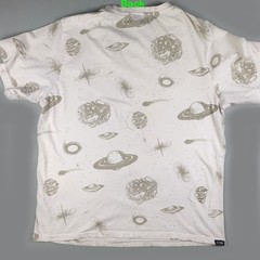 NASA Spaceman Astronaut AOP White T-Shirt Size XL 42-Inch Chest