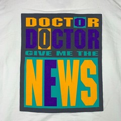 Vintage Film Crew Shirt Adult XL White TV Doctor News Anvil Cotton Deluxe USA