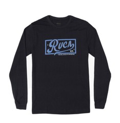 $30 RVCA Men’s North Park Long Sleeves T-Shirt Heather Black Size S