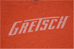 Gretsch Guitars Logo Men’s T-Shirt Gift, Heather Orange, L (LARGE)