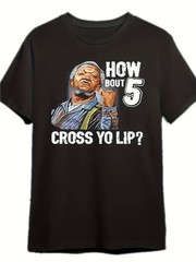 Funny Men’S Short Sleeve Sanford and Son TV Show Redd Foxx Casual Black Cotton T