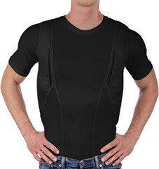 Unisex T-shirt Explosive Concealed Holster Tactical High Ammo T-shirt Tops