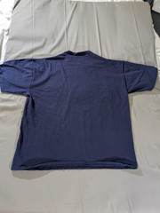 Vintage Russell Athletic Shirt Mens XL Navy Blue Solid Crewneck Blank T-Shirt