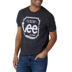 Lee T Shirt Black Logo “For The Many” Men’s Size X Large (46-48). New