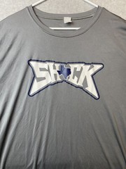 Shock Texas A4 Mens Cooling Performance Gray Short Sleeves Crew 2XL