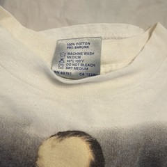 Vintage Phil Collins But Seriously 1990 World Tour White T Shirt USA L Single