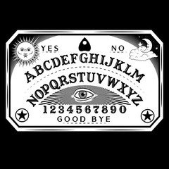 Ouija Board – Occult Dark Magic Halloween Short Sleeve T Shirt
