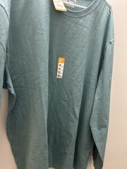 CARHARTT Loose Fit Heavyweight Long-Sleeve Logo Sleeve Graphic Size XLT TK0231-M
