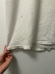 Vintage Quicksilver Double Sided White T-Shirt Mens Medium Distressed Grunge Y2K