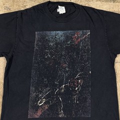 Vintage Marvel Spider-Man Graphic Print T Shirt Black Faded Y2K Size Medium