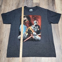 Star Wars The Force Awakens T-Shirt Captain Phasma, Kylo Ren Mens XL