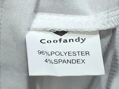 COOFANDY Men’s T-Shirt size S White Dri-Fit Comfort Fabric NWT