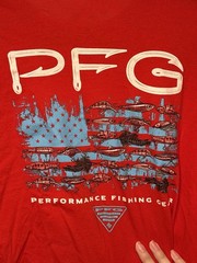 Columbia PFG T-Shirt Men XL Red Fishing Outdoors Logo Beach Casual