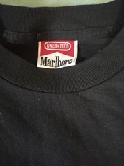 VTG Marlboro Unlimited GECKO Lizard Shirt Men XL Black Pocket Tee 🔥 Condition