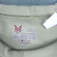 DRIFIRE Shirt Mens 2XL Beige Flame Resistant Long Sleeve FR Workwear Tee T-Shirt