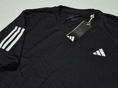 Adidas Club 3-Stripes Men’s Club Tennis T-Shirt Black-White HS3262 Regular Fit