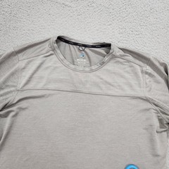 Kuhl Shirt Mens Medium Gray Engineered Crew Breathable Lightweight Hike *Read*