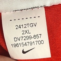 Nike Columbus Explorers Football Shirt Mens XXL Red Dri-Fit Miami FL