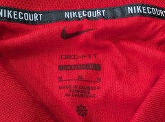 Nike Court Men’s Dri-FIT ADV Textured Tennis Polo – HQ0792 687 – Red – Size: M
