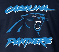 North CAROLINA PANTHERS T-Shirt Charlotte Football Gear Logo on S-6XL Gildan Tee