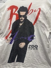 VTG U2 Achtung 1991 Baby Zoo TV Tour White Band Concert Tee AOP T-Shirt M/L USA