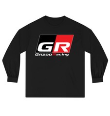 GR Gazoo Racing Men’s Black Long Sleeve T-Shirt Size S to 3XL