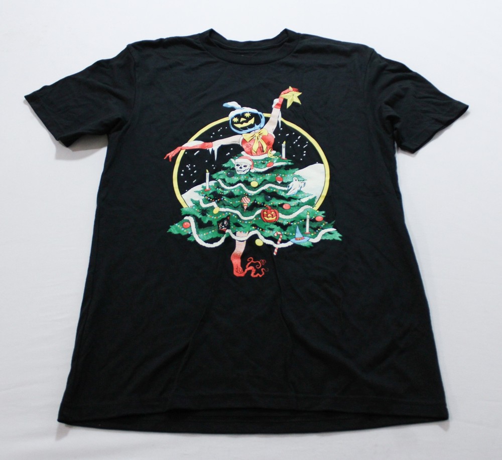 The Halloween Shirt Company Unisex Adult’s Pumpkin Plum Fairy EJ2 Black Medium