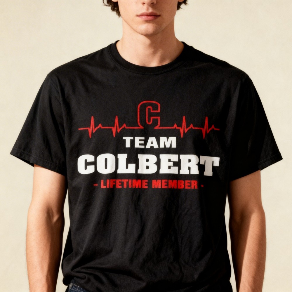 COLBERT surname Family name Team COLBERT lifetime member T-Shirt