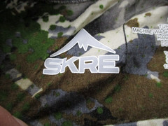 SKRE Shirt Mens M Camo Merino Wool Base Layer Hunting Outdoors Active Hiking