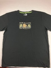 Wild Kiwi T Shirt Size XXL New Zealand Aotearoa Long White Cloud Embroidered