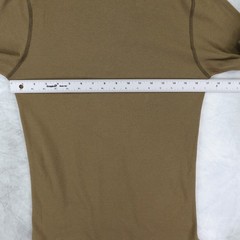 American Apparel Dexter Morgan Henley Thermal Kill Shirt Medium Green USA MADE